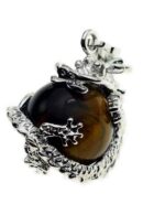 Pendant Dragon On Tiger Eye
