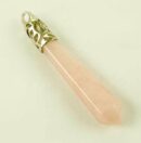 Pendant Hexagonal Rose Quartz