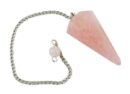 Pendulum Faceted Rose Quartz