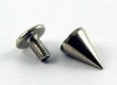 Stud Spike Plain L1cm Screw Thread 2pcs