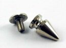 Stud Spike Rounded L1.5cm Screw Thread 2pcs