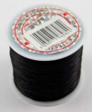 String Elastic Black Roll Approx 5m Roll