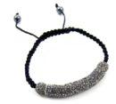 Bracelet Grey Crystal Cluster