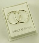 Silver Earring Hoop D15mm