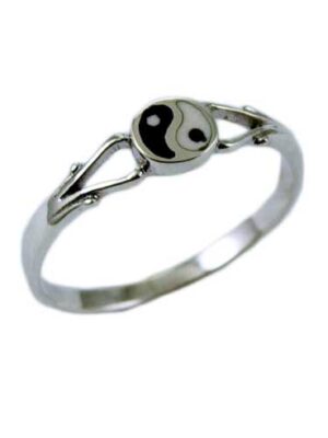 Ring Silver Ying Yang