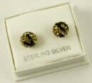 Silver Earring Stud Ball 8mm