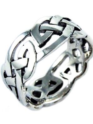 Ring Silver Band Celtic Knot