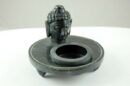 Soapstone T-Light Buddha Head