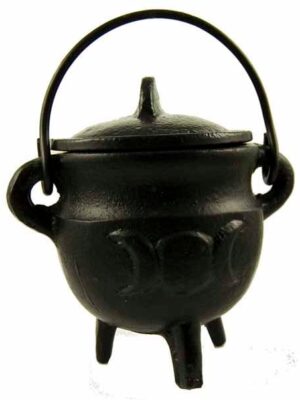 Cauldron Black Pagan Moon 11cm