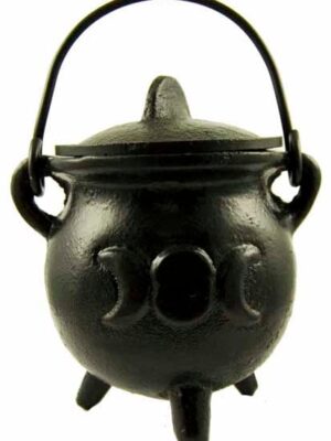 Cauldron Black Pagan Moon 11cm