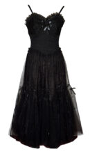 Dark Star Dress Black Long