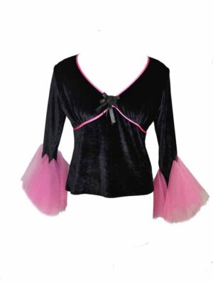 Dark Star Blouse Black And Pink