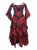Dark Star Dress Maroon