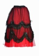 Dark Star Skirt Black And Red