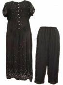 Dress Long Black Various Size And Colours)