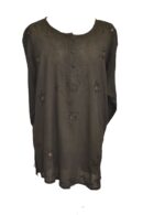 Top Kurta Black With Mirrors