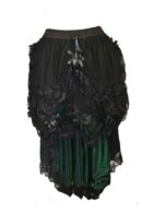 Dark Star Skirt Black And Green