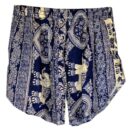 Shorts Elephant Ethnic Print