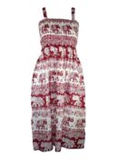 Dress With Elasticated Top (Assorted Colours & Designs)