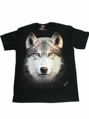 T-Shirt Wolf Glow In The Dark (Choose Size)
