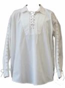 Shirt Cotton Eyelets White