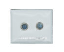 Silver Earring Stud Rainbow 7mm