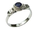Silver Ring Sapphire Stone