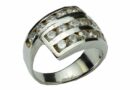 Silver Ring Triple Row