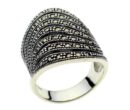 Silver Ring Marcasite