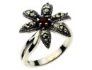 Silver Ring Marcasite Carn