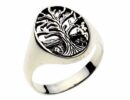 Silver Ring Tree Of Life Oval