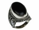 Silver Ring Onyx Oval