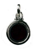 Silver Pendant Garnet