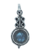 Silver Pendant Fancy Labradorite