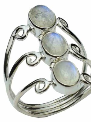 Silver Ring Triple Rainbow