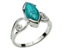 Silver Ring Turquoise Cab
