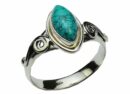 Silver Ring Turquoise Cab