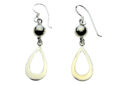Silver Earring Tear Drop