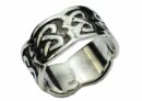 Silver Ring Band Knot Design