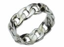 Silver Ring Band Chain Design