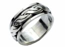 Silver Ring Band Spinner