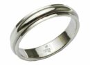 Silver Ring Wedding Band Spin