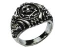 Silver Ring Skull And Bones