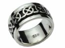 Silver Ring Celtic Spinning