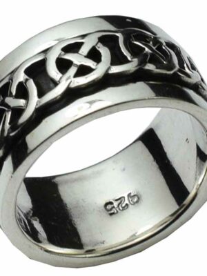 Silver Ring Celtic Spinning
