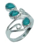 Silver Ring Turquoise Stones