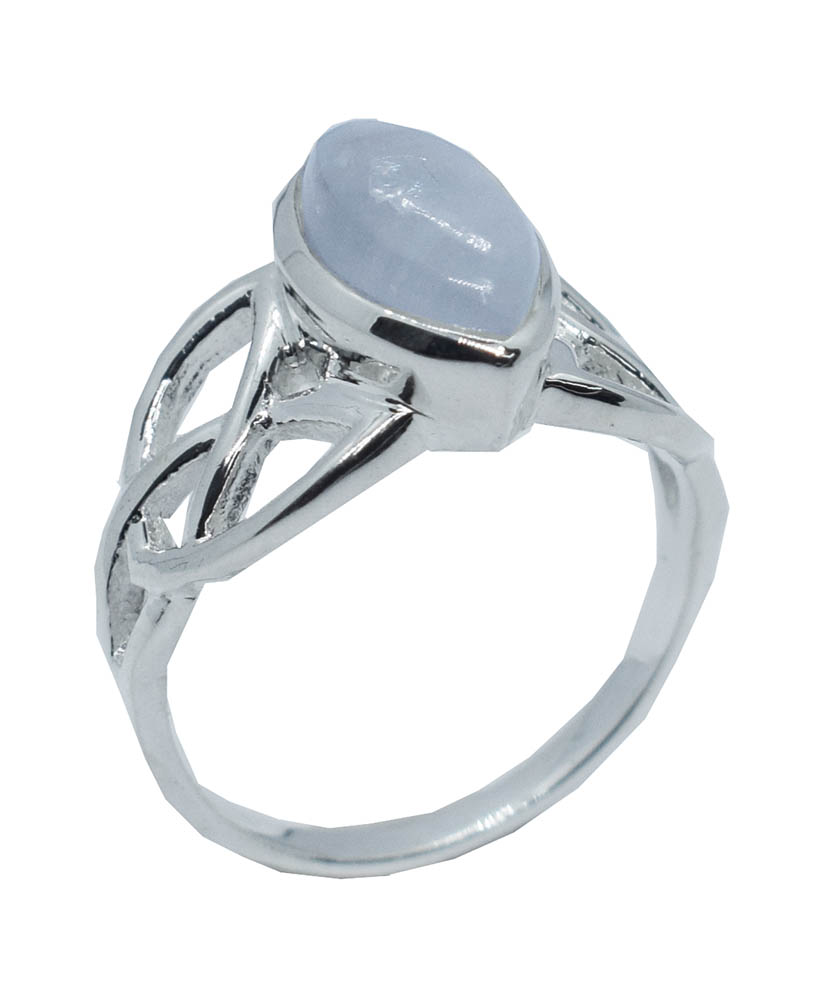 Silver Ring Oval Rainbow