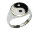 Silver Ring Ying Yang