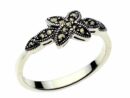 Silver Ring Marcasite Butterfly