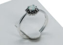 Silver Ring Marcasite Opal